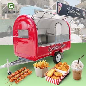 Carrito de Comida Móvil de 3m para Kebab, Pescado a la Parrilla, Papas Fritas y Hot Dogs, Remolque de Comida Tailandesa de 16 Pies en Venta - Product Image 1