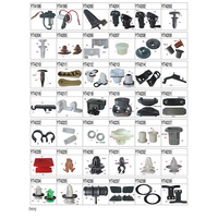 Clips de fixation universels pour garniture de porte, pare-chocs de voiture, rivets automobiles