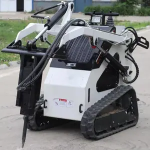 Forte potenza crawler elettrico Mini Skid Steer caricatore Skidsteer CE approvato mini Skid Steer Loader con pista