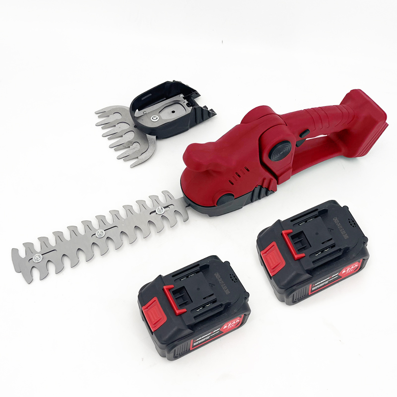 Chinese Rechargeable 2 Batteries Cordless Hedge Trimmer Garden Power Tools Trimming Grass Trimmer Pruner Cordless Hedge Shear
