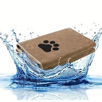 Serviette de bain pour animaux à séchage rapide, super absorbante, en microfibre, peignoir de séchage pour chien, motif imprimé luxueux et doux, serviette de toilettage pour chat, pour tous les animaux