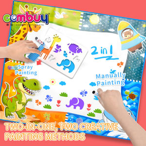 Anak-anak Lukisan Warna-warni Pena 80*80 Cm Pendidikan Reusable Menggambar Mat - Product Image 2