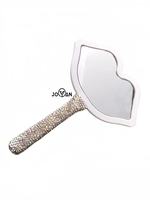 Mini miroir de maquillage de luxe,