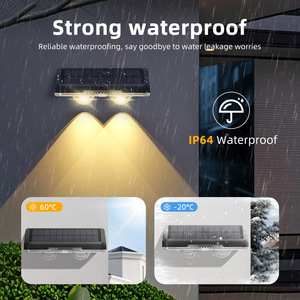 Lámpara de Pared Solar Impermeable, 4.5V LED, para Exteriores, Jardín, Terraza, Balcón, Iluminación Ambiental Decorativa - Product Image 2