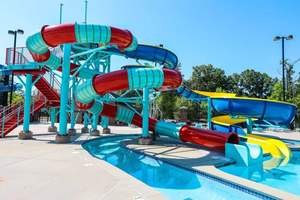 Aqua Water Play Kids Tube Slide Set Parque de fibra de vidrio Juguetes Equipo para piscina Precio de venta - Product Image 3