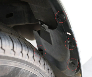 Guardabarros para <span class=keywords><strong>Auto</strong></span>, Protectores <span class=keywords><strong>de</strong></span> Salpicaduras para Honda Accord 2008-2013, 8ª Generación - Product Image 6