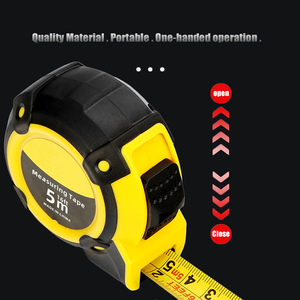 Bán buôn chất lượng xuất khẩu tiêu chuẩn thép có thể thu vào băng biện pháp 5m Imperial & Metric công cụ đo lường mài mòn Băng kháng - Product Image 5