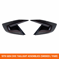 Feux arrière de haute qualité, ensemble modifié, LED DRL effet ciel étoilé, clignotants séquentiels pour Honda Civic 16-21