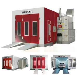 บูธทาสีรถยนต์ดีเซลไฟฟ้าขนาด7เมตรพร้อมระบบไฟ LED ห้องพ่นสีรถยนต์ - Product Image 2