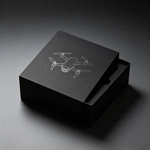 Boîte rigide <span class=keywords><strong>de</strong></span> luxe dorée gaufrée pour emballage <span class=keywords><strong>de</strong></span> drones, avec <span class=keywords><strong>insert</strong></span> en papier écologique recyclable, personnalisation en masse pour drones professionnels - Product Image 5