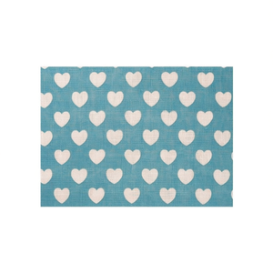 Accessorio in Tessuto Ilan 75x100 Cm con Motivo a Cuore per Decorazione Casa - Product Image 1