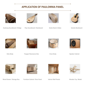 Tablero Ligero <span class=keywords><strong>de</strong></span> <span class=keywords><strong>Madera</strong></span> Maciza <span class=keywords><strong>de</strong></span> <span class=keywords><strong>Paulownia</strong></span> <span class=keywords><strong>de</strong></span> 18 mm, Ecológico, <span class=keywords><strong>de</strong></span> Rápida Crecimiento, Panel <span class=keywords><strong>de</strong></span> <span class=keywords><strong>Madera</strong></span> para Muebles, Puertas e Instrumentos Musicales, Venta al por Mayor - Product Image 6