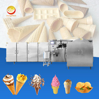 Machine automatique ORME pour la fabrication de cornets de gaufres croustillantes et de cornets de crème glacée