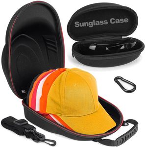 Sac de rangement personnalisé avec logo d'usine, résistant à l'usure pour l'extérieur, sac de rangement pour chapeaux avec fermeture éclair, sac de rangement pour lunettes de soleil, sac à chapeaux en EVA - Product Image 1