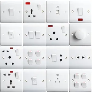 KLASS Bakelite British UKBS electric wall switch and sockets with usb type-c wall switches socket