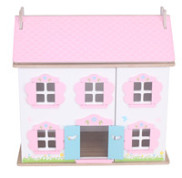 Maison de poupée pour bébés, en bois, classique, pour fille