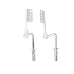 Boussole à 30 positions. Métal. Articulé. Noir/chrome - Finition chrome Q&Q - Product Image 1