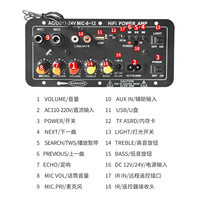 Carte amplificateur de puissance numérique audio Bluetooth, directement de l'usine, pour haut-parleur de karaoké domestique et de danse en plein air, compatible voiture