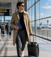 Porte-passeport en PU en stock, personnalisable avec logo, étanche, durable, en cuir, pour cartes de documents, cartes-clés d'hôtel, et comme porte-cadeau de voyage