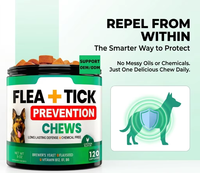 En stock – Complément pour chiens contre les puces et les tiques – Friandises molles à base de graines de lin, de neem et de vitamines B – Soutien cutané pour chiens – Sans produits chimiques – Absorption rapide