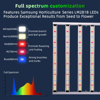 Lampu Tumbuh LED UV 800W 1000W Aluminium Evo LM301H/LM301B/LM281B IP65 Tambahan untuk Pertumbuhan dan Pembungaan Tanaman