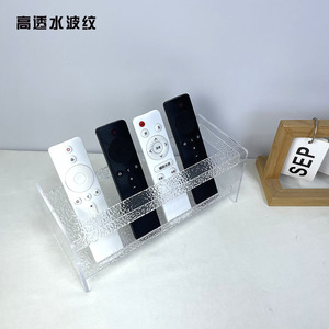 Acrylic Remote <b>Control</b> Storage Box Multi Functional Desktop <b>Holder</b> For Phone And Remotes Organizers - Product Image 3
