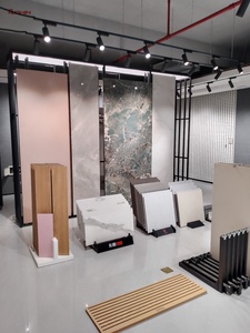 Chất lượng cao gạch đá cẩm thạch hiển thị đứng tùy chỉnh Gạch gốm Pull-out Rack hiển thị - Product Image 6