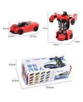 Coche de juguete con Control remoto para niño, juguete transformable con deformación de un botón, regalo de cumpleaños, novedad de 2022