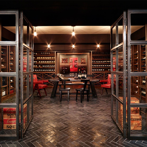 Mobile <span class=keywords><strong>Bar</strong></span> di Alta Gamma per Soggiorno, Angolo Whisky e Liquori, Stile Rustico, per Vino Rosso, Arredamento Casa - Product Image 2