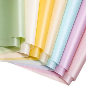 <span class=keywords><strong>Papel</strong></span> <span class=keywords><strong>Mate</strong></span> de Color Sólido para Envolver Flores, <span class=keywords><strong>Papel</strong></span> Simple Reciclable, Impermeable y Semitransparente al por Mayor para Floristerías - Product Image 5