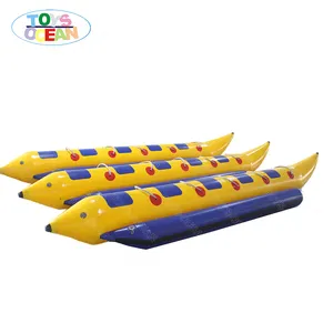 Personalizzato sport acquatici gioco gonfiabile banana boat per la vendita