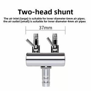 Moderne desktop binnen <span class=keywords><strong>aquarium</strong></span> zuurstofpomp splitter beluchter luchtvolume regelklep metalen <span class=keywords><strong>aquarium</strong></span> 5W - Product Image 1