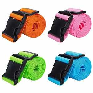 Với vali vành đai hành lý Velcro kết nối dây đeo với khóa điều chỉnh tùy chỉnh <span class=keywords><strong>2</strong></span> trong 7 Velcro băng để lưu trữ và tổ chức - Product Image 2