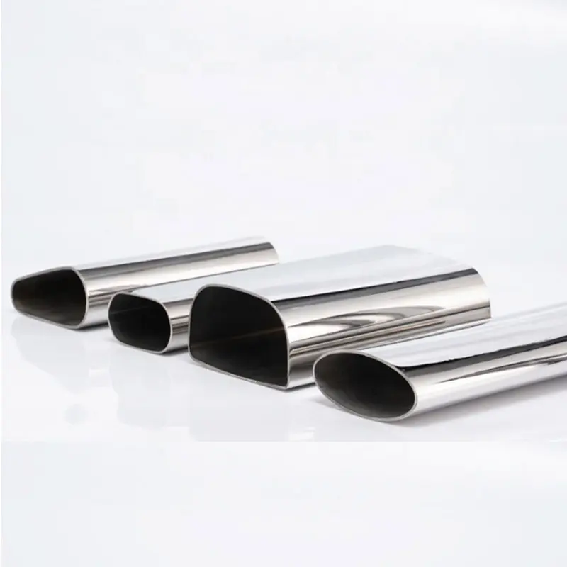 Fabbrica personalizzata ASTM201 304 316L a forma di ventaglio in diverse forme speciali acciaio saldato a buon mercato a forma di tubo ss