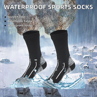 Chaussettes de sport personnalisées High-Cut Crew Chaussettes de sport respirantes et imperméables pour l'athlétisme en plein air Course Randonnée Chasse Pêche Imperméable Respirant
