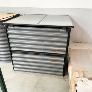 Composteur à vers de terre Vitavia CR-CPGR en acier gris moderne, capacité de 0,6 m, équipement de compostage domestique extérieur, durabilité de 10 ans, jardin - Product Image 3