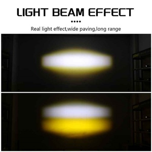 Sanvi High Quality S004 Four Eye Spotlight Led Headlights for Car Motorcycle Driving Bulb White Yellow Dual Color Headlight - Product Image 4