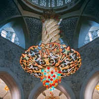 Lustre en cristal de luxe sur mesure pour église, mosquée, éclairage suspendu multicouche, lampes de plafond pour décorations de hall d'hôtel