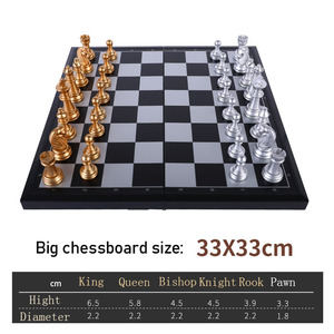 Nhựa Xách Tay Gấp Bàn Cờ Vua Miếng Đặt Du Lịch <span class=keywords><strong>Staunton</strong></span> Cờ Vua Thiết Lập Cho Giáo Dục Hội Đồng Quản Trị Trò Chơi - Product Image 6