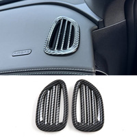 Ensemble de garnitures intérieures en fibre de carbone ABS pour BYD Sealion 7 EV, comprenant les accessoires pour interrupteurs de fenêtre, aérateurs, levier de vitesses et volant