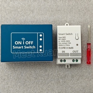 Tuya สวิตช์รีเลย์อัจฉริยะ <span class=keywords><strong>Wifi</strong></span> AC 85-265V, 10A แสดงผลแบบพาสซีฟแบบสัมผัสแห้งโมดูลควบคุมระยะไกลไร้สาย110V 220V แบบสากล - Product Image 5