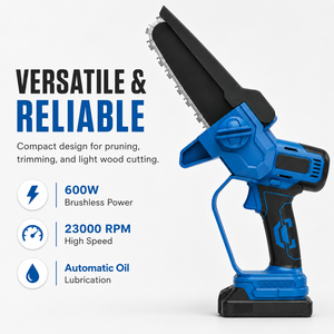 <span class=keywords><strong>Mini</strong></span> <span class=keywords><strong>Motosierra</strong></span> Eléctrica Inalámbrica OEM de 6 Pulgadas y 600W para Podar Árboles, Compatible con Batería <span class=keywords><strong>Makita</strong></span> (Solo Herramienta) - Product Image 6