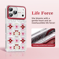Coque de téléphone antichoc 3D en relief personnalisée avec logo OEM ODM pour 17 Pro Max, vente en gros d'usine, véritable TPU souple stéréo 3D