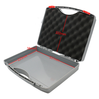 Vente en gros, mallette de rangement en plastique avec couleur personnalisée 330x272x82mm