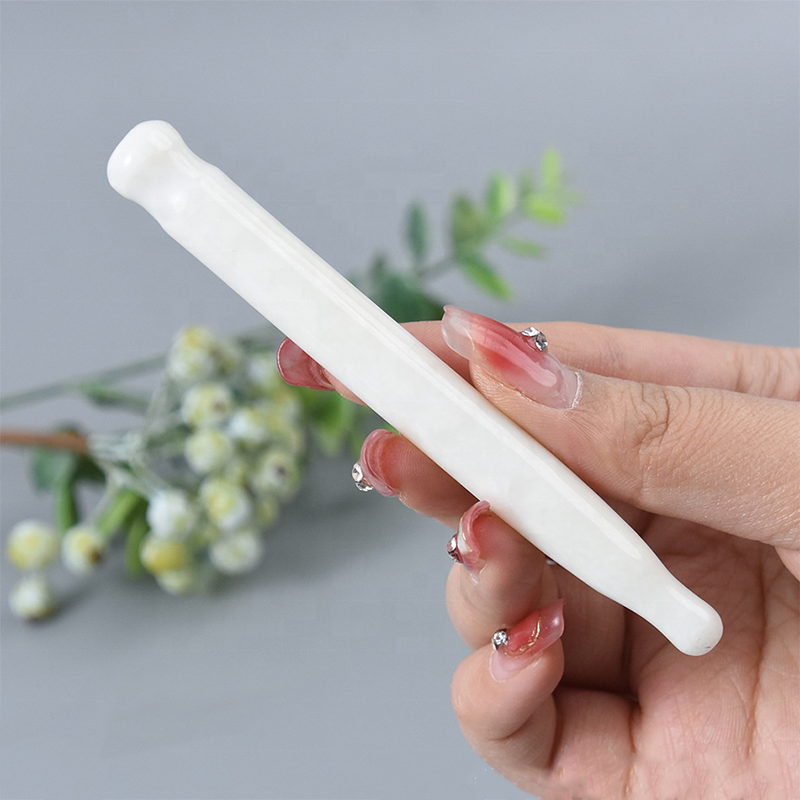 Stylo Acupoint Jade Blanc