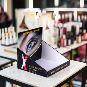 Scatola da esposizione in cartone personalizzata per smalto per unghie PDQ balsamo per le labbra con rossetto lucidalabbra per cosmetici in carta ondulata - Product Image 2