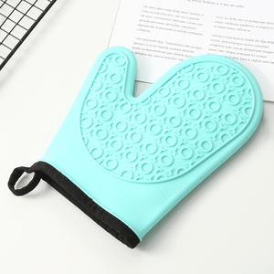 Gants de cuisine en silicone résistants à la chaleur pour micro-ondes, four, barbecue et cuisson - Product Image 4