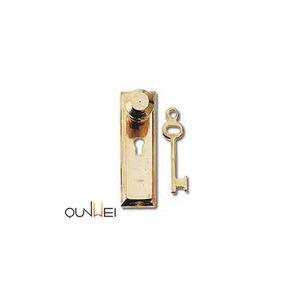 Vàng Kim Loại Nhà Búp Bê Knocker Thu Nhỏ 1:12 Dollhouse Thu Nhỏ Đồ Nội Thất Phần Cứng Với Pha Lê - Product Image 4