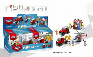 Set di Costruzioni Antincendio Xingbao XB-54003 17x4x12cm Giocattolo Educativo per Bambini dai 5 ai 7 Anni Unisex in Plastica ABS - Product Image 1