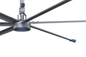 Ventilatori <span class=keywords><strong>da</strong></span> <span class=keywords><strong>Soffitto</strong></span> Industriali HVLS a Trasmissione Diretta Senza Ingranaggi, <span class=keywords><strong>Diametro</strong></span> 3,7m, per Impianti Industriali - Product Image 4
